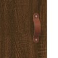 Highboard Braun Eichen-Optik 34,5x34x180 cm Holzwerkstoff Highboard Braun Eichen-Optik 34,5x34x180 cm Holzwerkstoff