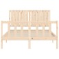 vidaXL Massivholzbett mit Kopfteil 140x190 cm vidaXL Massivholzbett mit Kopfteil 140x190 cm