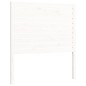 vidaXL Massivholzbett mit Kopfteil Weiß 100x200 cm vidaXL Massivholzbett mit Kopfteil Weiß 100x200 cm