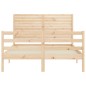 vidaXL Massivholzbett mit Kopfteil 140x190 cm vidaXL Massivholzbett mit Kopfteil 140x190 cm