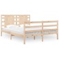 vidaXL Massivholzbett Kiefer 135x190 cm vidaXL Massivholzbett Kiefer 135x190 cm