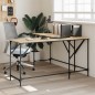 vidaXL Schreibtisch Sonoma-Eiche 149x149x75 cm Holzwerkstoff vidaXL Schreibtisch Sonoma-Eiche 149x149x75 cm Holzwerkstoff