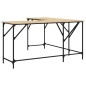 vidaXL Schreibtisch Sonoma-Eiche 149x149x75 cm Holzwerkstoff vidaXL Schreibtisch Sonoma-Eiche 149x149x75 cm Holzwerkstoff
