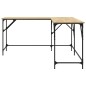vidaXL Schreibtisch Sonoma-Eiche 149x149x75 cm Holzwerkstoff vidaXL Schreibtisch Sonoma-Eiche 149x149x75 cm Holzwerkstoff
