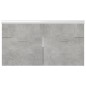 vidaXL Waschbeckenunterschrank Einbaubecken Betongrau Holzwerkstoff vidaXL Waschbeckenunterschrank Einbaubecken Betongrau Holzwerkstoff