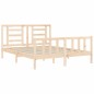 vidaXL Massivholzbett mit Kopfteil 160x200 cm vidaXL Massivholzbett mit Kopfteil 160x200 cm