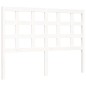vidaXL Massivholzbett mit Kopfteil Weiß 140x190 cm vidaXL Massivholzbett mit Kopfteil Weiß 140x190 cm