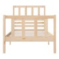vidaXL Massivholzbett 75x190 cm vidaXL Massivholzbett 75x190 cm