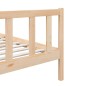 vidaXL Massivholzbett 75x190 cm vidaXL Massivholzbett 75x190 cm