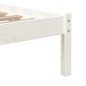 vidaXL Massivholzbett Weiß 75x190 cm vidaXL Massivholzbett Weiß 75x190 cm