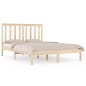 vidaXL Massivholzbett Kiefer 135x190 cm vidaXL Massivholzbett Kiefer 135x190 cm