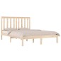 vidaXL Massivholzbett Kiefer 135x190 cm vidaXL Massivholzbett Kiefer 135x190 cm