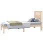 vidaXL Massivholzbett Kiefer 75x190 cm vidaXL Massivholzbett Kiefer 75x190 cm