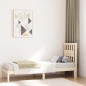 vidaXL Massivholzbett Kiefer 75x190 cm vidaXL Massivholzbett Kiefer 75x190 cm