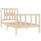 vidaXL Massivholzbett 75x190 cm vidaXL Massivholzbett 75x190 cm