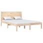 vidaXL Massivholzbett Kiefer 140x190 cm vidaXL Massivholzbett Kiefer 140x190 cm