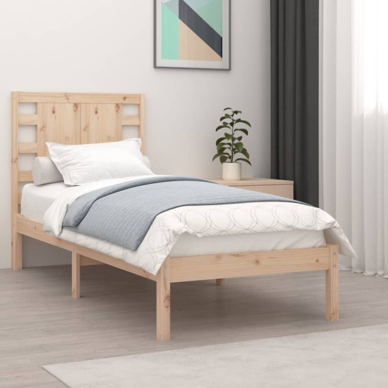 vidaXL Massivholzbett 75x190 cm vidaXL Massivholzbett 75x190 cm