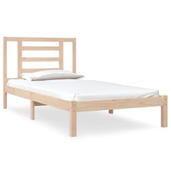 vidaXL Massivholzbett Kiefer 90x190 cm