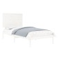 vidaXL Massivholzbett Weiß 75x190 cm vidaXL Massivholzbett Weiß 75x190 cm