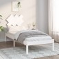 vidaXL Massivholzbett Weiß 75x190 cm vidaXL Massivholzbett Weiß 75x190 cm