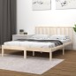 vidaXL Massivholzbett Kiefer 140x190 cm vidaXL Massivholzbett Kiefer 140x190 cm