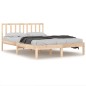 vidaXL Massivholzbett Kiefer 140x190 cm vidaXL Massivholzbett Kiefer 140x190 cm