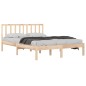 vidaXL Massivholzbett Kiefer 140x190 cm vidaXL Massivholzbett Kiefer 140x190 cm