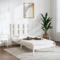 vidaXL Massivholzbett Weiß 75x190 cm vidaXL Massivholzbett Weiß 75x190 cm