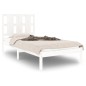 vidaXL Massivholzbett Weiß 75x190 cm vidaXL Massivholzbett Weiß 75x190 cm