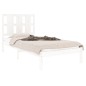 vidaXL Massivholzbett Weiß 75x190 cm vidaXL Massivholzbett Weiß 75x190 cm