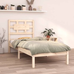 vidaXL Massivholzbett 75x190 cm