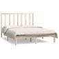 vidaXL Massivholzbett Kiefer 135x190 cm vidaXL Massivholzbett Kiefer 135x190 cm