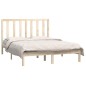 vidaXL Massivholzbett Kiefer 135x190 cm vidaXL Massivholzbett Kiefer 135x190 cm