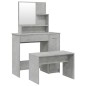 vidaXL Schminktisch-Set Betongrau 86,5x35x136 cm vidaXL Schminktisch-Set Betongrau 86,5x35x136 cm