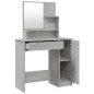 vidaXL Schminktisch-Set Betongrau 86,5x35x136 cm vidaXL Schminktisch-Set Betongrau 86,5x35x136 cm