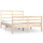 vidaXL Massivholzbett Kiefer 140x190 cm vidaXL Massivholzbett Kiefer 140x190 cm