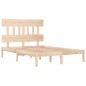 vidaXL Massivholzbett 140x190 cm vidaXL Massivholzbett 140x190 cm
