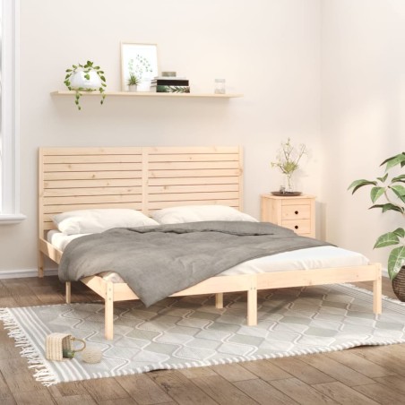 vidaXL Massivholzbett 180x200 cm