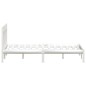 vidaXL Massivholzbett Weiß 120x190 cm vidaXL Massivholzbett Weiß 120x190 cm