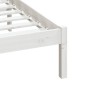vidaXL Massivholzbett Weiß 120x190 cm vidaXL Massivholzbett Weiß 120x190 cm