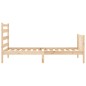 vidaXL Massivholzbett ohne Matratze 100x200 cm Kiefernholz vidaXL Massivholzbett ohne Matratze 100x200 cm Kiefernholz