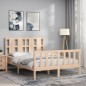 vidaXL Massivholzbett ohne Matratze 140x200 cm Kiefernholz vidaXL Massivholzbett ohne Matratze 140x200 cm Kiefernholz