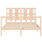vidaXL Massivholzbett ohne Matratze 140x200 cm Kiefernholz vidaXL Massivholzbett ohne Matratze 140x200 cm Kiefernholz