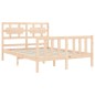 vidaXL Massivholzbett ohne Matratze 140x200 cm Kiefernholz vidaXL Massivholzbett ohne Matratze 140x200 cm Kiefernholz