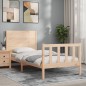 vidaXL Massivholzbett ohne Matratze 100x200 cm Kiefernholz vidaXL Massivholzbett ohne Matratze 100x200 cm Kiefernholz