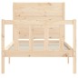 vidaXL Massivholzbett ohne Matratze 100x200 cm Kiefernholz vidaXL Massivholzbett ohne Matratze 100x200 cm Kiefernholz