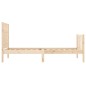 vidaXL Massivholzbett ohne Matratze 100x200 cm Kiefernholz vidaXL Massivholzbett ohne Matratze 100x200 cm Kiefernholz