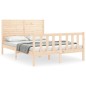 vidaXL Massivholzbett ohne Matratze 140x190 cm Kiefernholz vidaXL Massivholzbett ohne Matratze 140x190 cm Kiefernholz