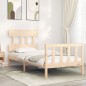 vidaXL Massivholzbett ohne Matratze 100x200 cm Kiefernholz vidaXL Massivholzbett ohne Matratze 100x200 cm Kiefernholz