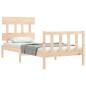 vidaXL Massivholzbett ohne Matratze 100x200 cm Kiefernholz vidaXL Massivholzbett ohne Matratze 100x200 cm Kiefernholz